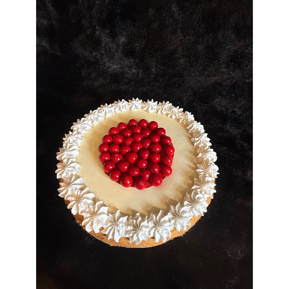 Artificial Bakery Display Cake Faux Dessert Prop Patisserie cherry cheesecake